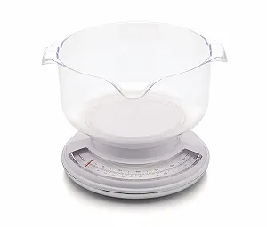 Кухонні ваги механічні KitchenCraft 3 кг (6.5 lb) з великою чашею - Фото 1