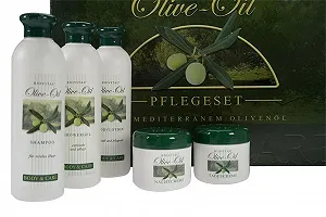 Набір для догляду з оливковою олією Biovital Wellness, 5 предметів, для догляду за тілом, без парабенів synthetic.ua - Фото 1