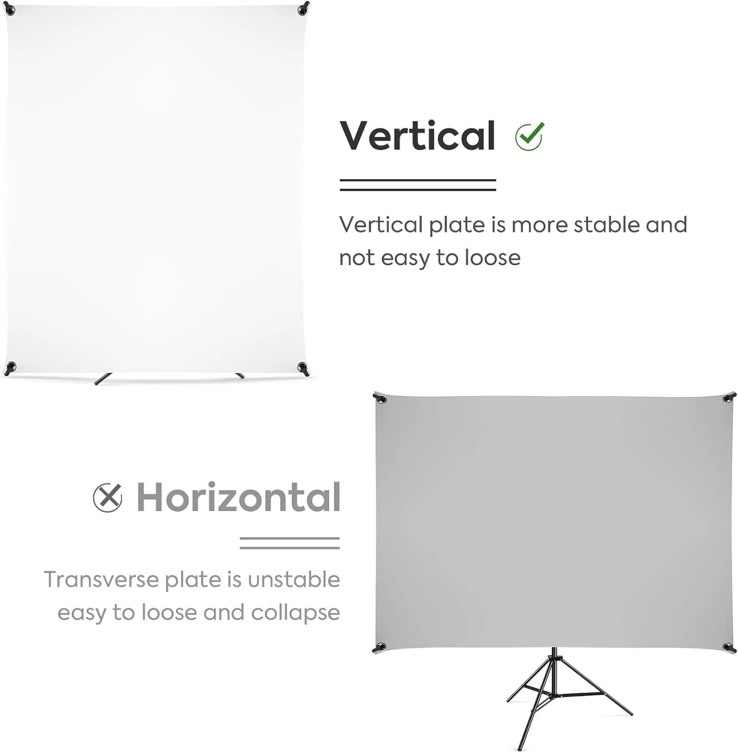 Білий фон Heorryn підставкою 1,5 х 2 м Білий, фото №3 Білий фон Heorryn підставкою 1,5 х 2 м Білий, фото №3