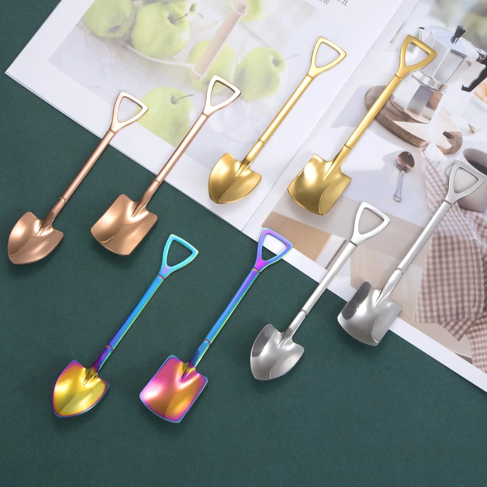 Кавова Ложка Spade, Набір з 8 Кольорових, фото №7