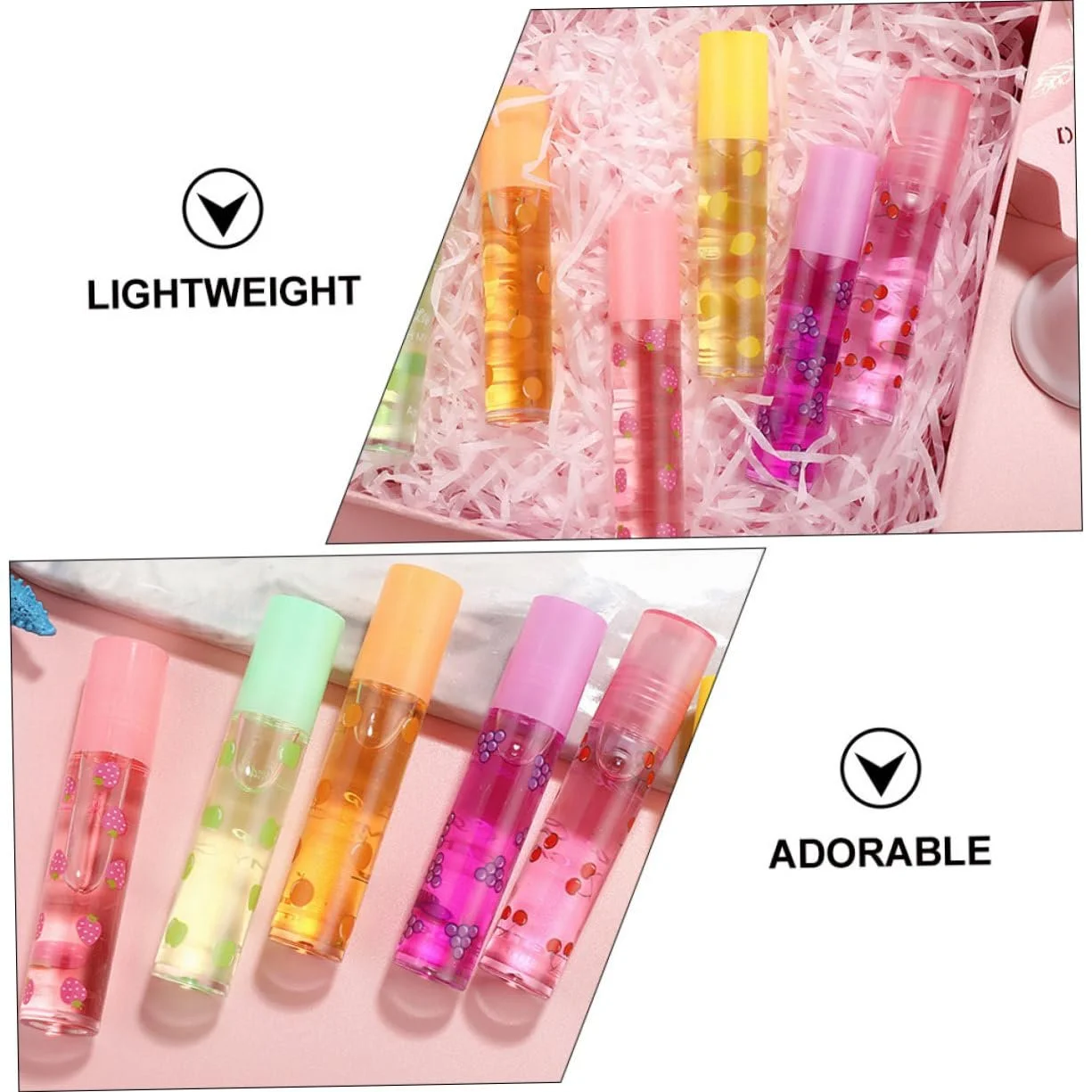 Блеск для губ MERRYHAPY 12 шт. Прозрачный бальзам для губ Бесцветный, фото №8