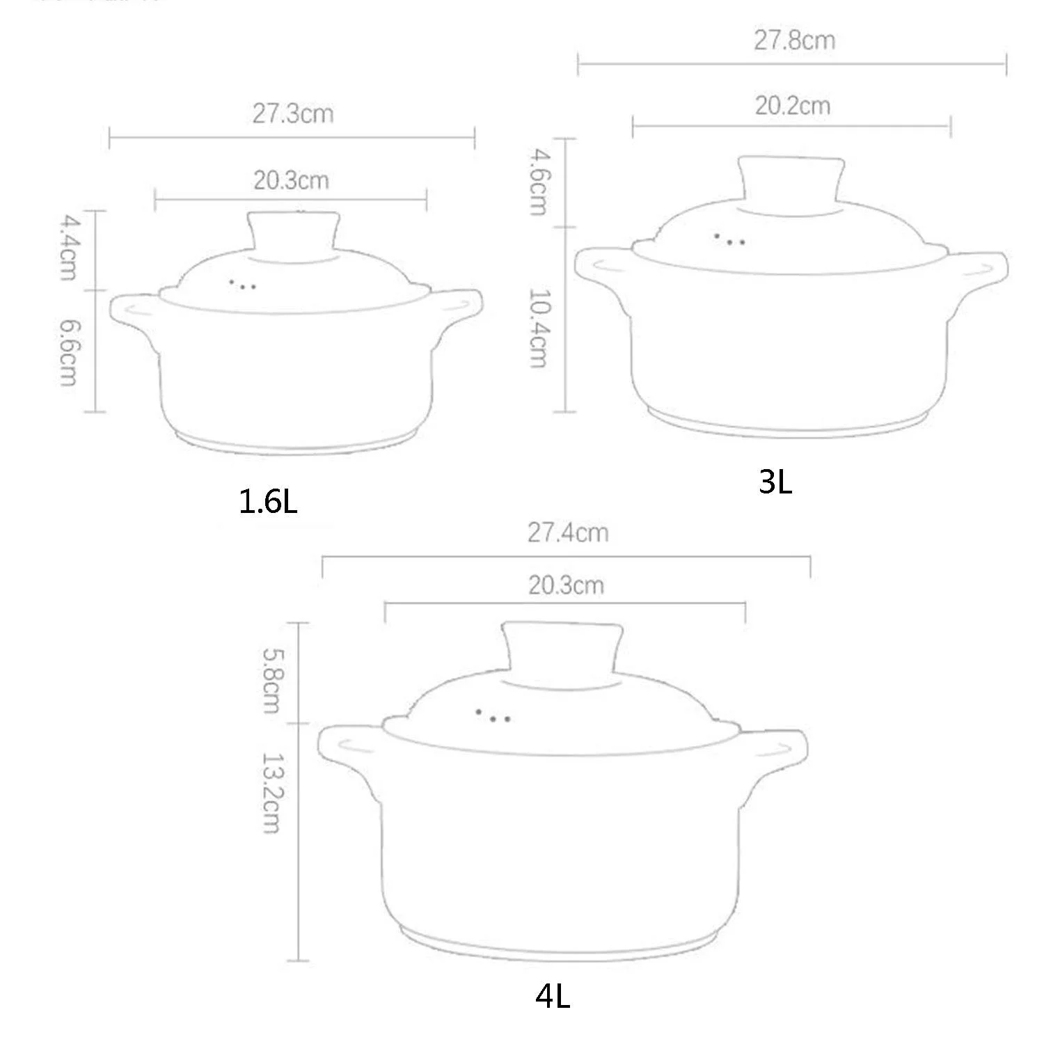 Каструля AIBAB, 4 л, фото №6 Каструля AIBAB, 4 л, фото №6