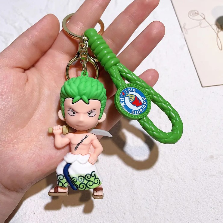 Ван Піс One piece Великий куш Зоро Ророноа Zoro Roronoa пірат брелок фігурка для ключів, фото №2