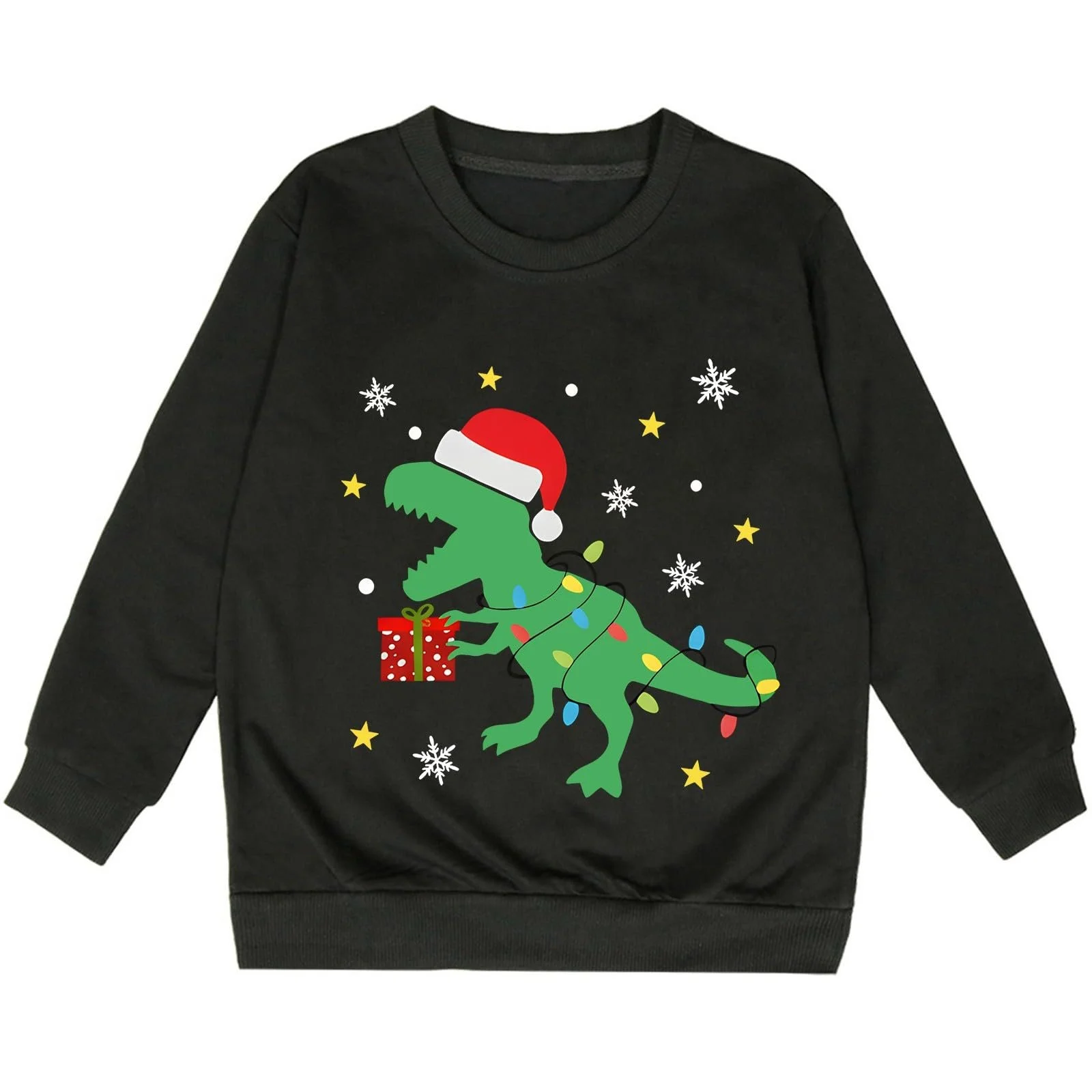 Пуловер для мальчиков - Повседневный модный детский свитшот с принтом букв, круглым вырезом и длинными рукавами, фото №2