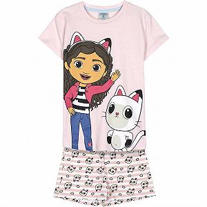 Комплект піжам CERDÁ LIFE'S LITTLE MOMENTS Gabby's Dollhouse для дівчат, шорти - Фото 1