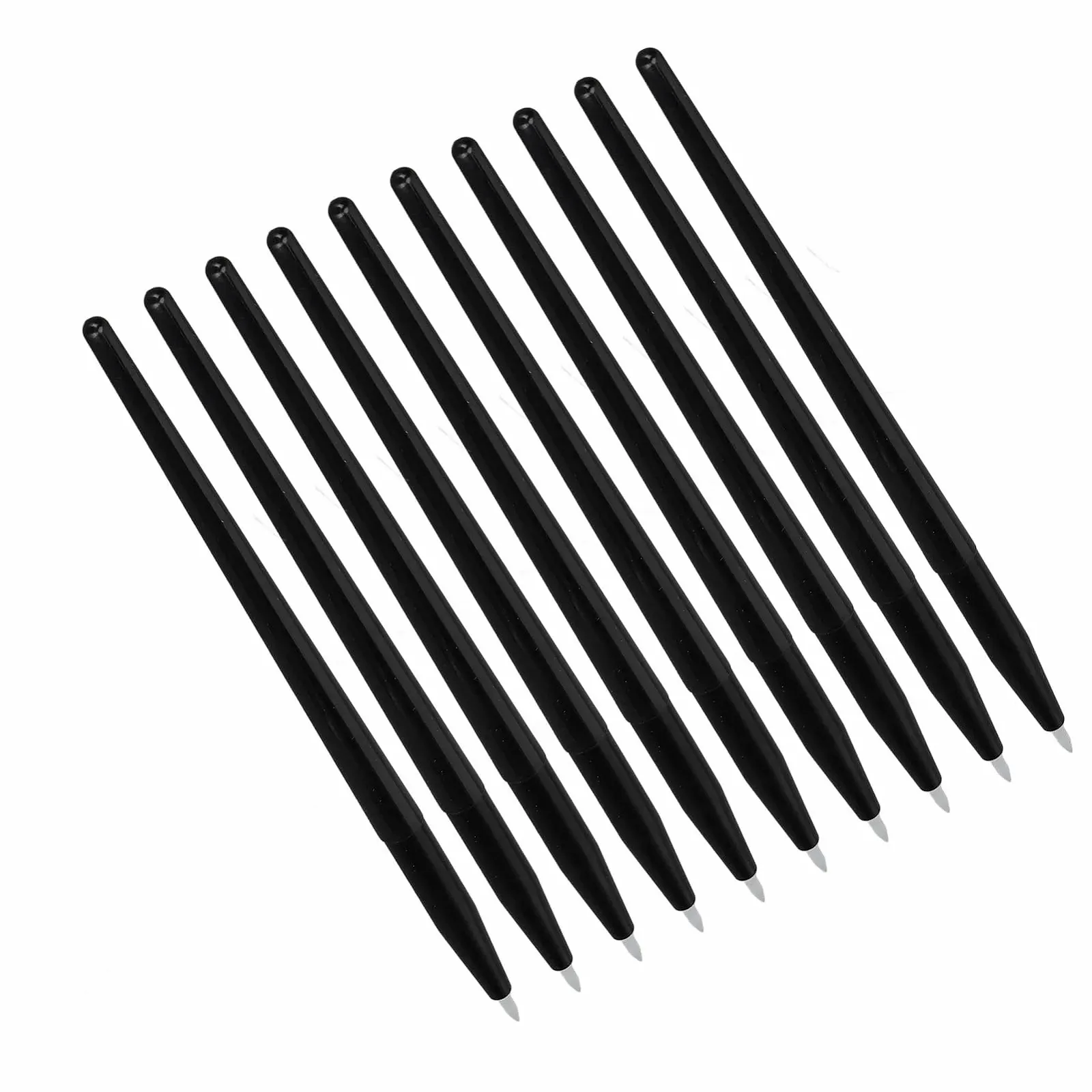 Набор кистей для подводки глаз 10 штук, мягкая, легко чистится, силиконовая, фото №3 Набор кистей для подводки глаз 10 штук, мягкая, легко чистится, силиконовая, фото №3