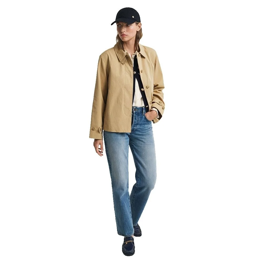 Жіноче коротке пальто GANT з бавовни, фото №5 Жіноче коротке пальто GANT з бавовни, фото №5