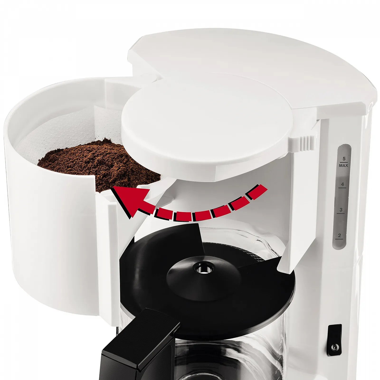 Капельная кофеварка Krups Aroma F1830110 6 чашек Белый/Черный, фото №3