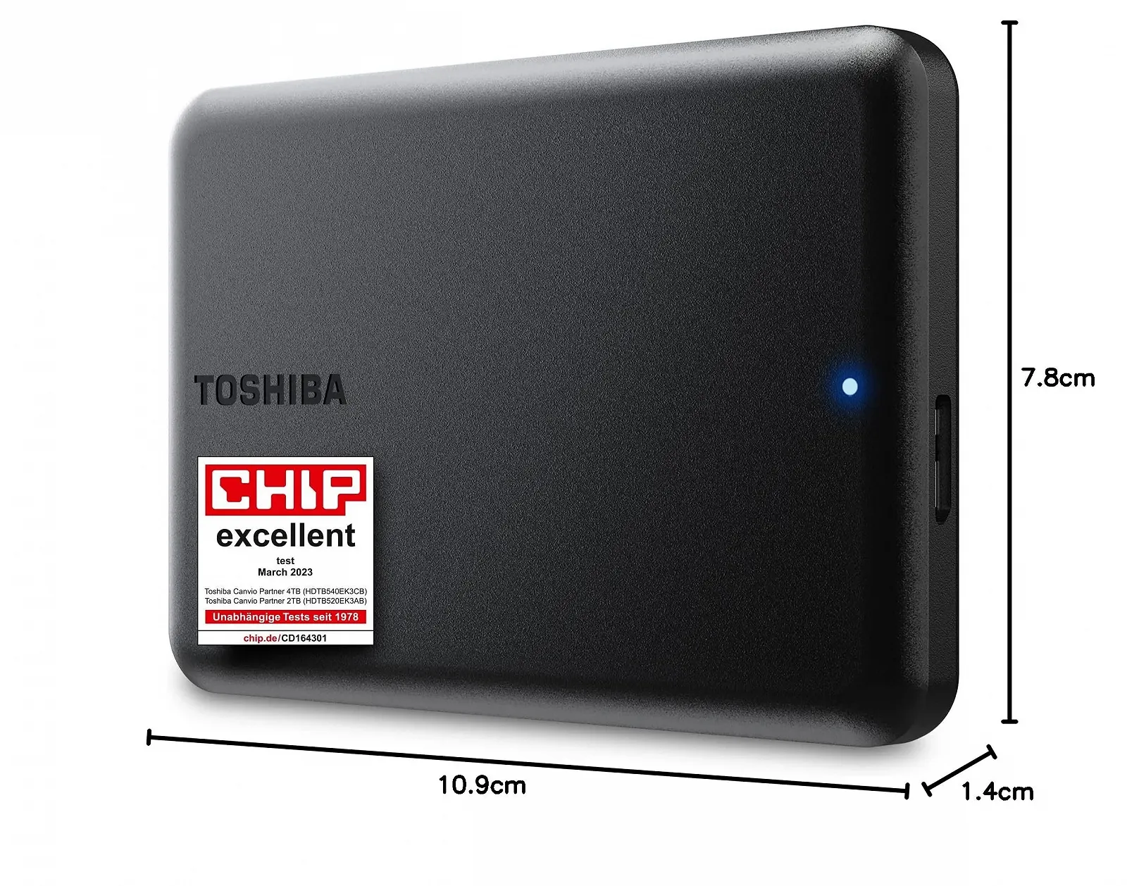 Внешний жесткий диск Toshiba Canvio Partner 2 ТБ 2.5 дюйма USB 3.2 Gen 1 Портативный, фото №8