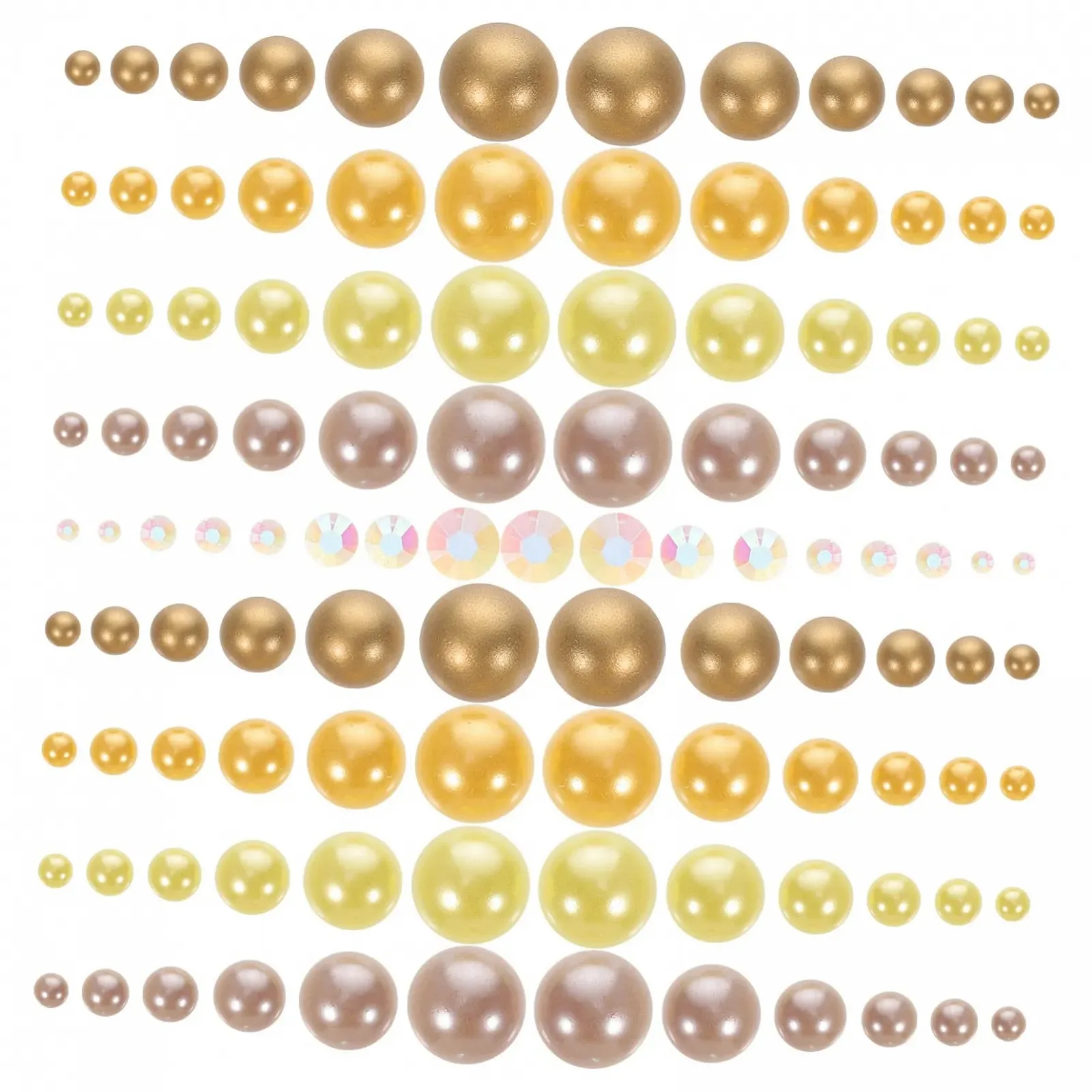 Украшения для ногтей NUOBESTY, полукруг, искусственные жемчужины, 2 шт., фото №5