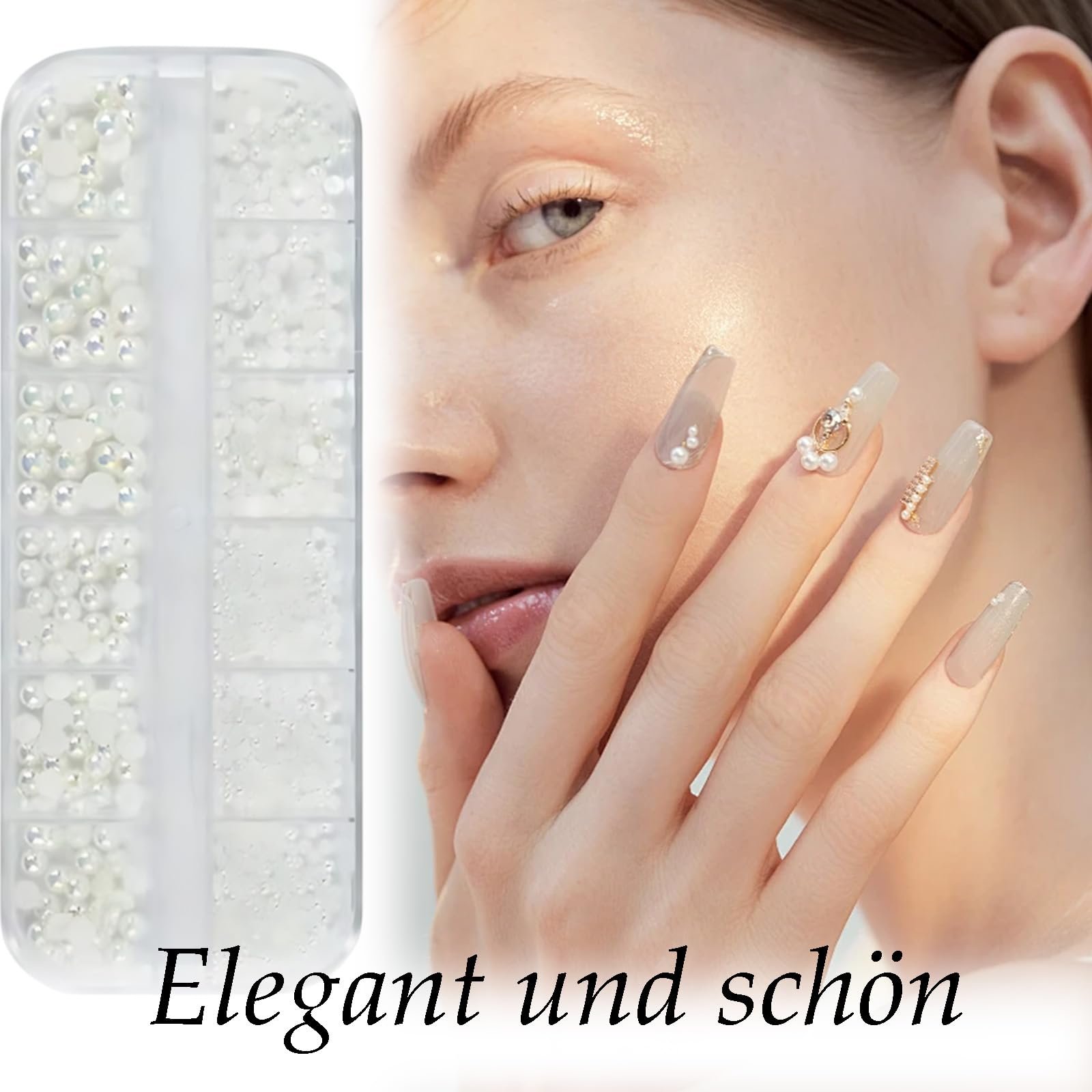 Набір страз для нігтів Mixed,, фото №4