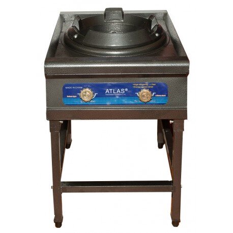 Газовая плита с чугунным таганком ATLAS 30 кВт c пьезорожигом, фото №1 Газовая плита с чугунным таганком ATLAS 30 кВт c пьезорожигом, фото №1