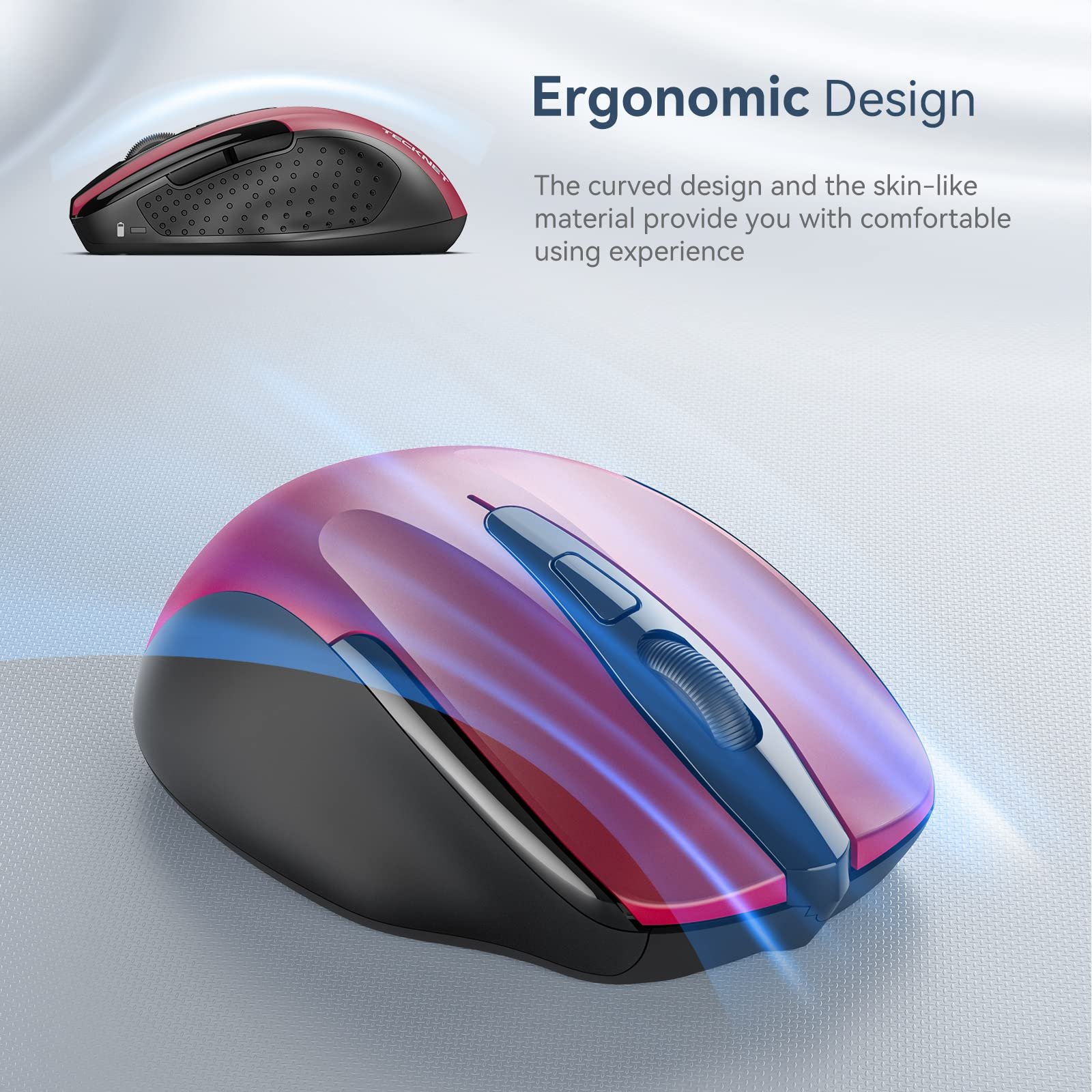 Мышь Беспроводная TeckNet Pro 2.4G Truewave, фото №2