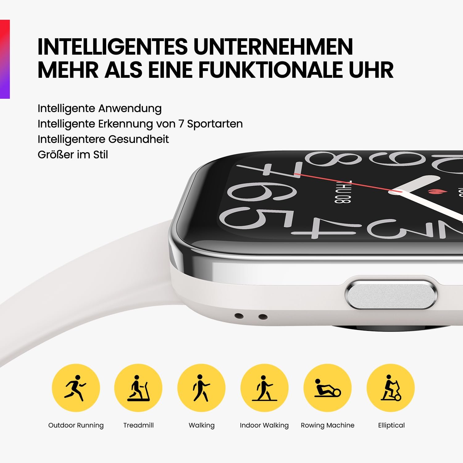 Смарт-годинник Amazfit Bip 5 Unity 46 мм, сірий, фото №2