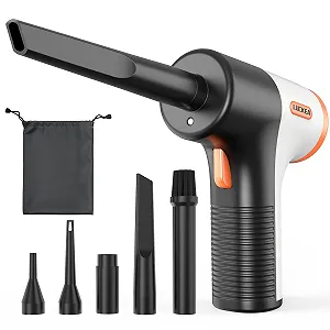 Електрична повітродувка Luccea з 5 насадками 3 режими швидкості USB-C - Фото 1