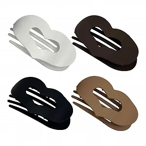 Заколка для волосся Herz Flachclip французька, 4 шт - Фото 1