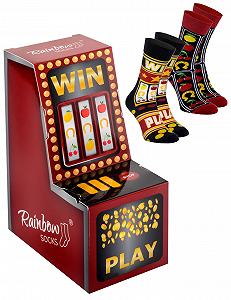 Шкарпетки Rainbow Socks Slot Machine Socks (Однорукий бандит) - 2 пари - Фото 1