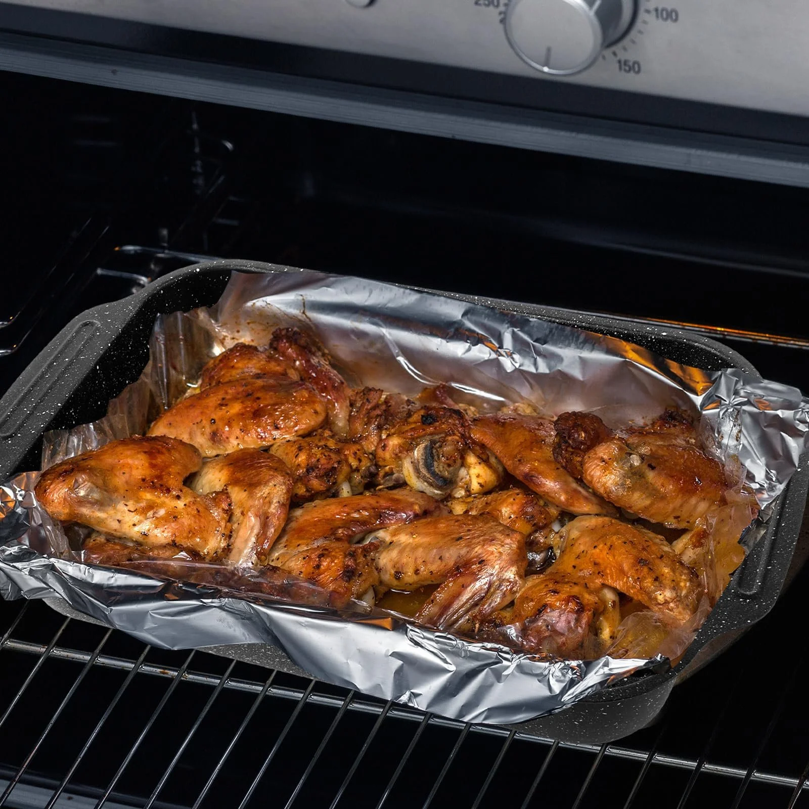 Форма для запекания ASelected прямоугольная с ручками из углеродистой стали 40 x 24 x 5,6 сантиметра, фото №6