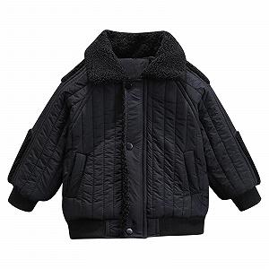 Пальто для хлопчиків Однотонне Пальто з овчини (до 14 років) - Фото 1