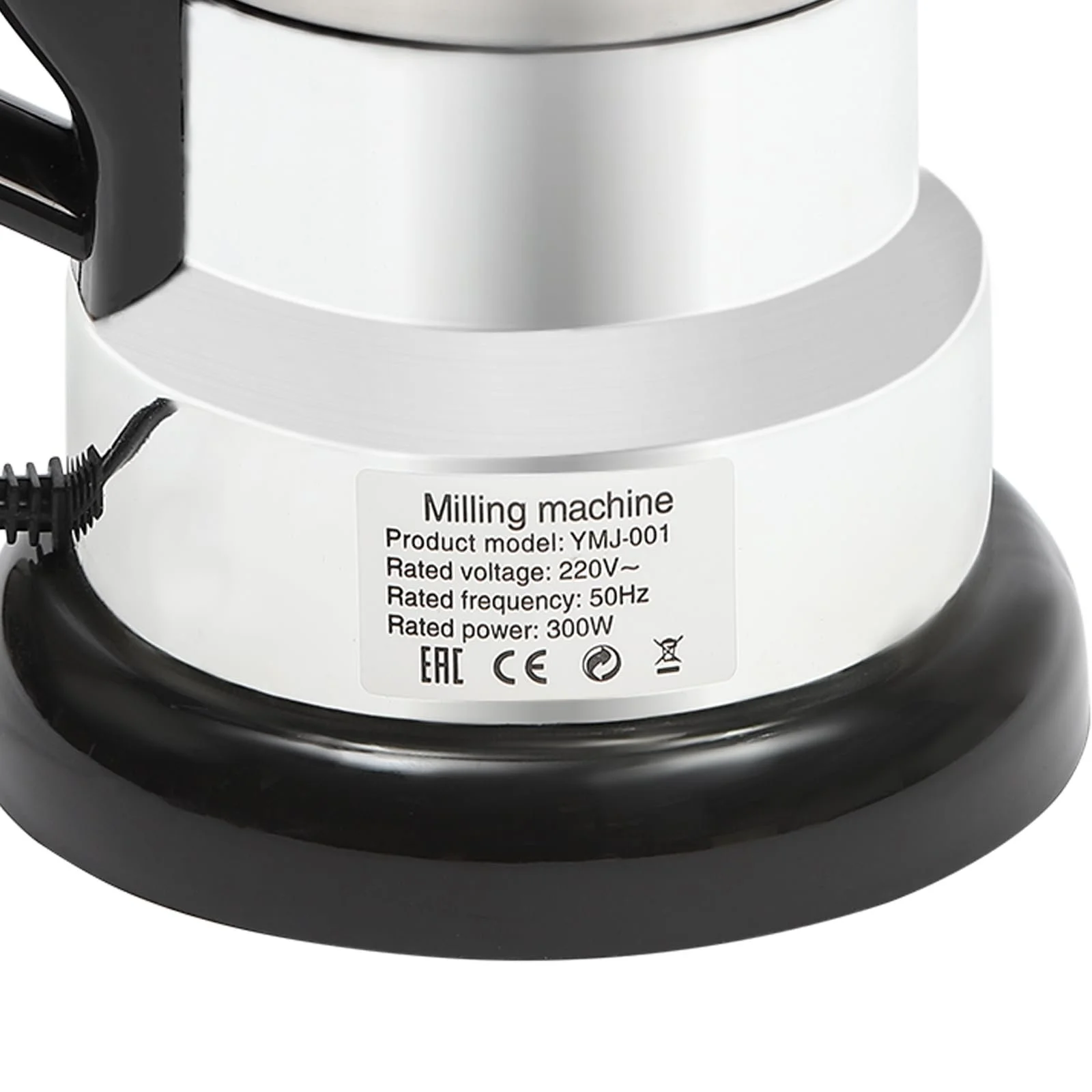 Электрическая зерновая мельница 300 Вт, 22000 об/мин, многофункциональная зернодробилка, нержавеющая сталь, фото №5