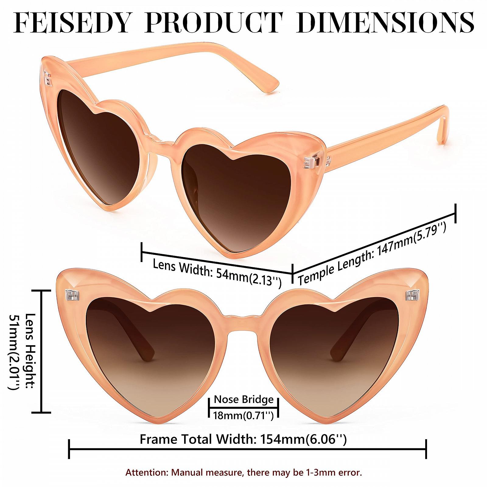 Сонцезахисні окуляри Серце FEISEDY B2421, фото №7