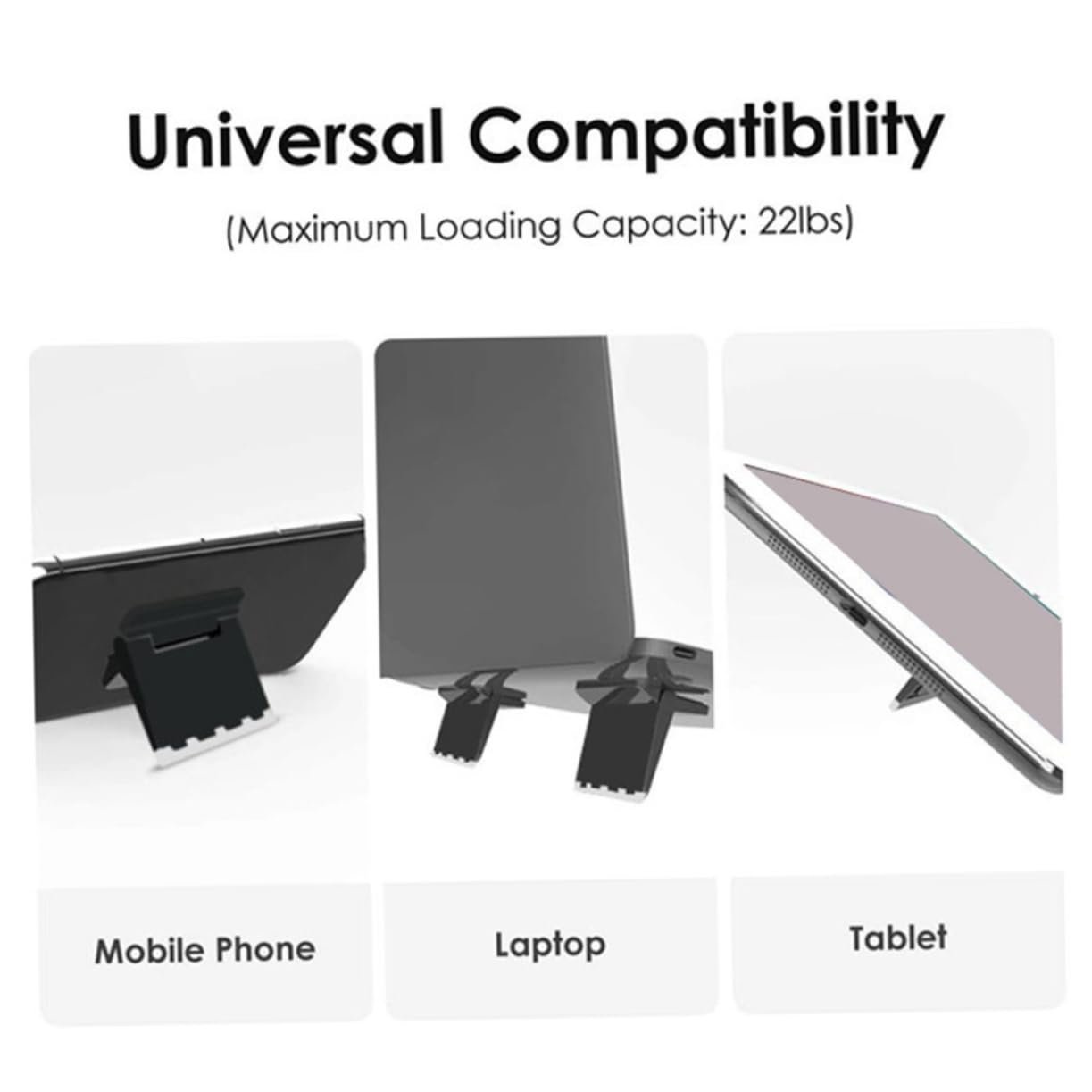 Підставка для ноутбука NUOBESTY Портативна складана для охолодження, 4 шт., фото №5