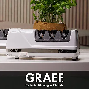 Точилка для ножей электрическая алмазная GRAEF CC 150 15-20 градусов для азиатских ножей synthetic.ua - Фото 1
