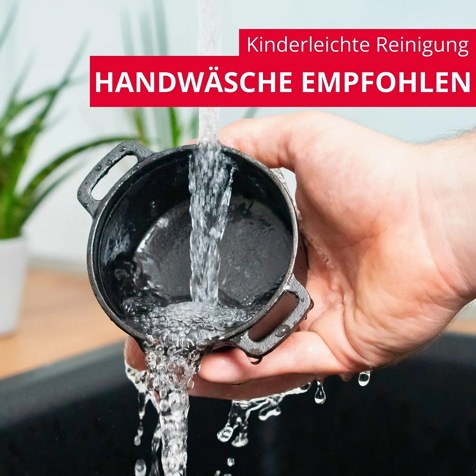 Горщик чавунний Westmark Tapas + Friends з кришкою та бамбуковою підставкою 250 мл, фото №7