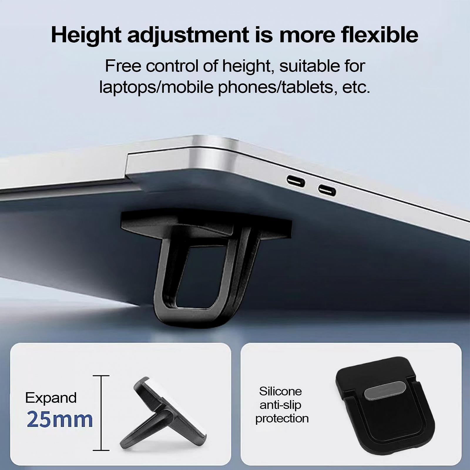 Комплект из 2 Подставок для ноутбука - Усилитель для ноутбука, Подставка для регулировки угла наклона ноутбука, Складная подставка для ноутбука, Невидимая подставка для ноутбука, Портативная охлаждающая подставка, Подставка для ноутбука, фото №5 Комплект из 2 Подставок для ноутбука - Усилитель для ноутбука, Подставка для регулировки угла наклона ноутбука, Складная подставка для ноутбука, Невидимая подставка для ноутбука, Портативная охлаждающая подставка, Подставка для ноутбука, фото №5