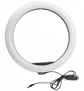 Кольцевая LED лампа с штативом Jeemak PC51 10" Черная synthetic.ua - Фото 1