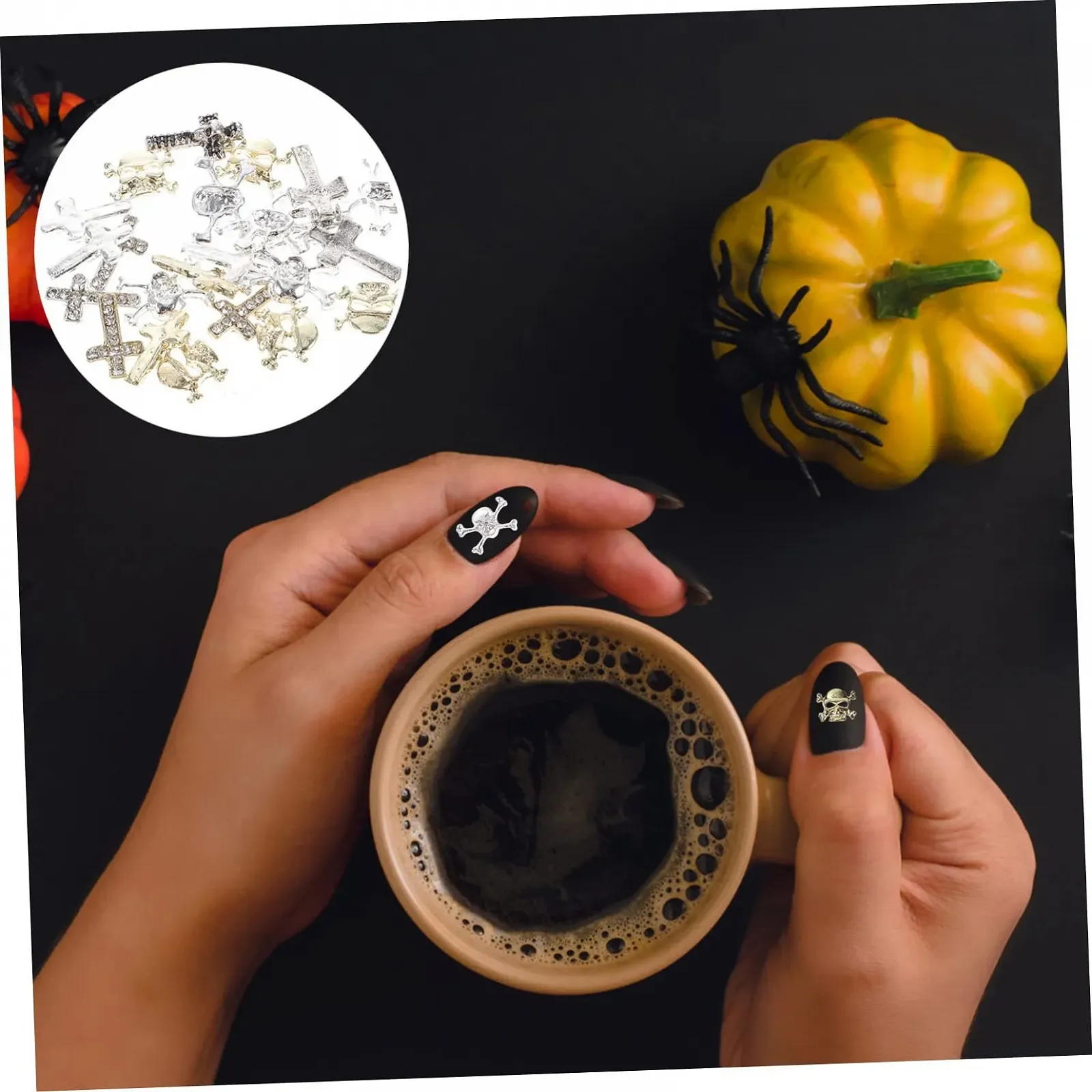 Аксессуары для ногтей ABOOFAN 30 шт. Металл, Хэллоуин, фото №9 Аксессуары для ногтей ABOOFAN 30 шт. Металл, Хэллоуин, фото №9