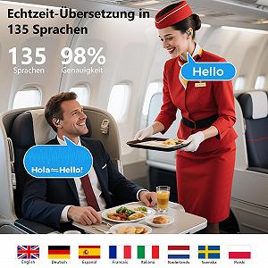 Навушники для перекладу AI MINISO X33, голосу, бездротові Bluetooth ціна на synthetic.ua - Фото 1 Навушники для перекладу AI MINISO X33, голосу, бездротові Bluetooth synthetic.ua - Фото 1