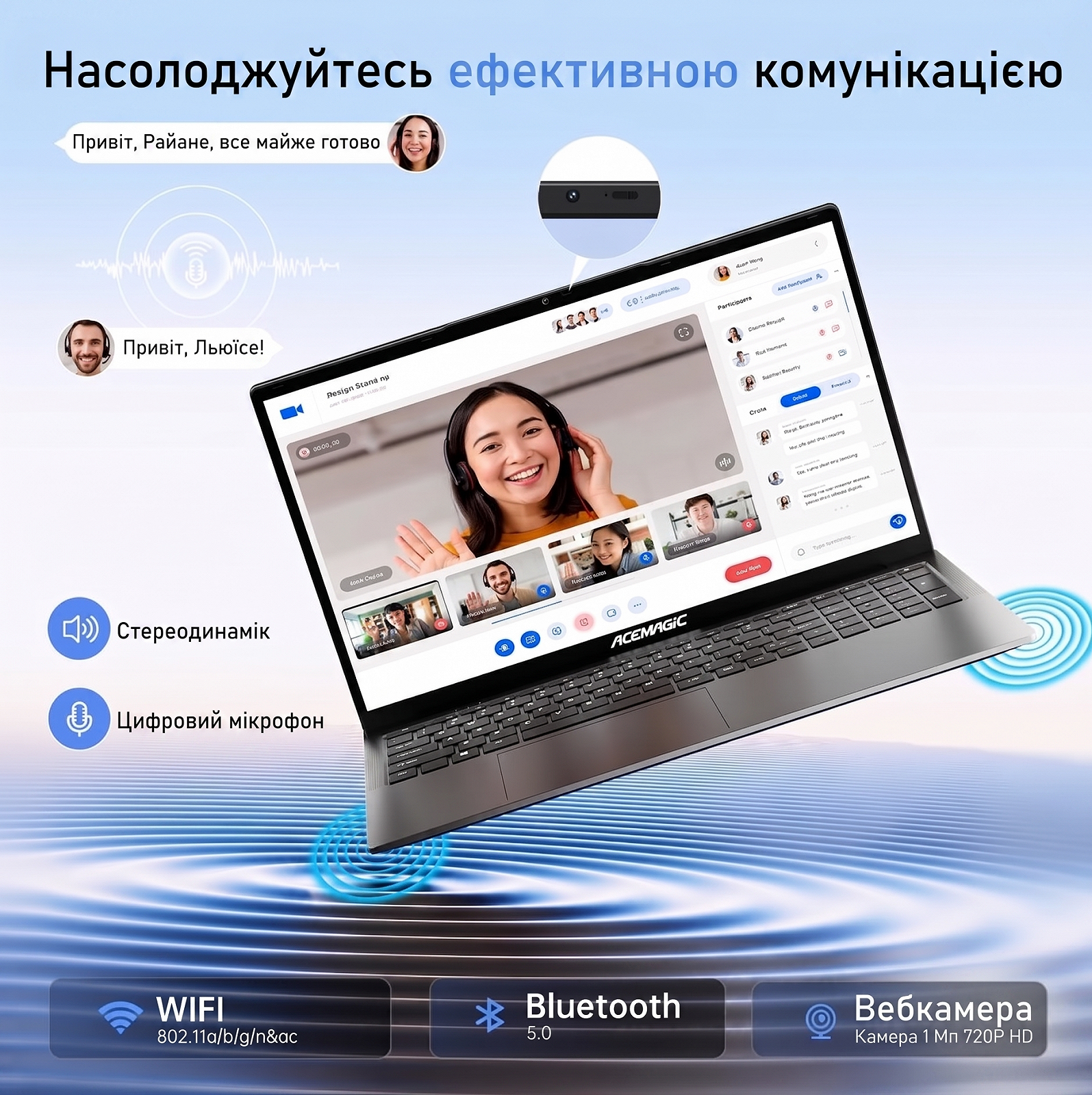 Ноутбук 17.3" ACEMAGIC AX17 Intel N97 RAM 16GB SSD 512GB Windows 11 (UKR), фото №3