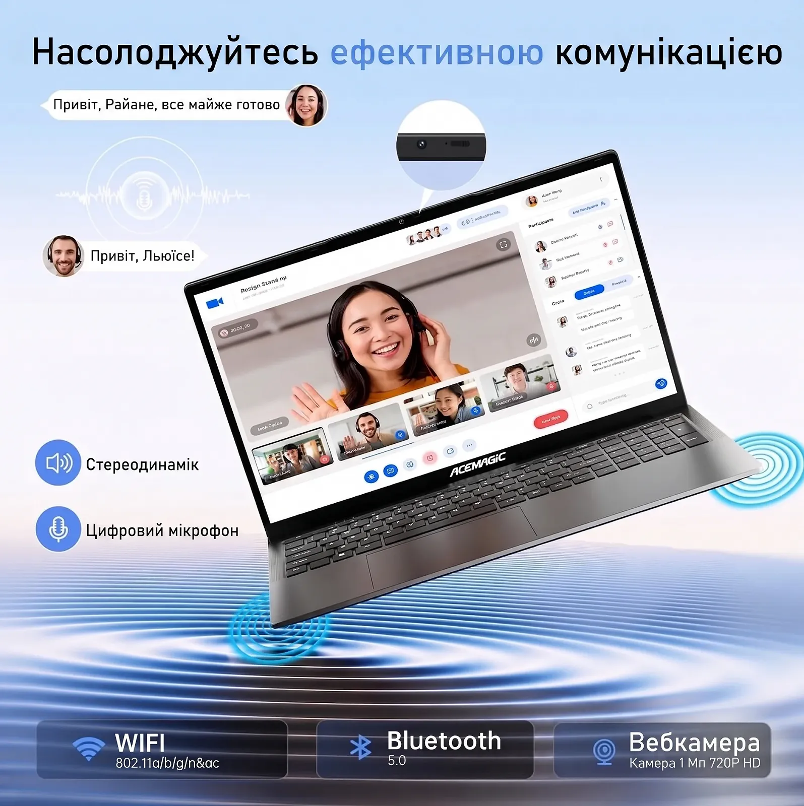 Ноутбук 17.3" ACEMAGIC AX17 Intel N97 RAM 16GB SSD 512GB Windows 11 (UKR), фото №3