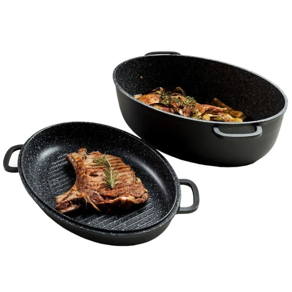 Гусятница NAVA Funtzio с гранитным покрытием 39,5 см 8 л, фото №9