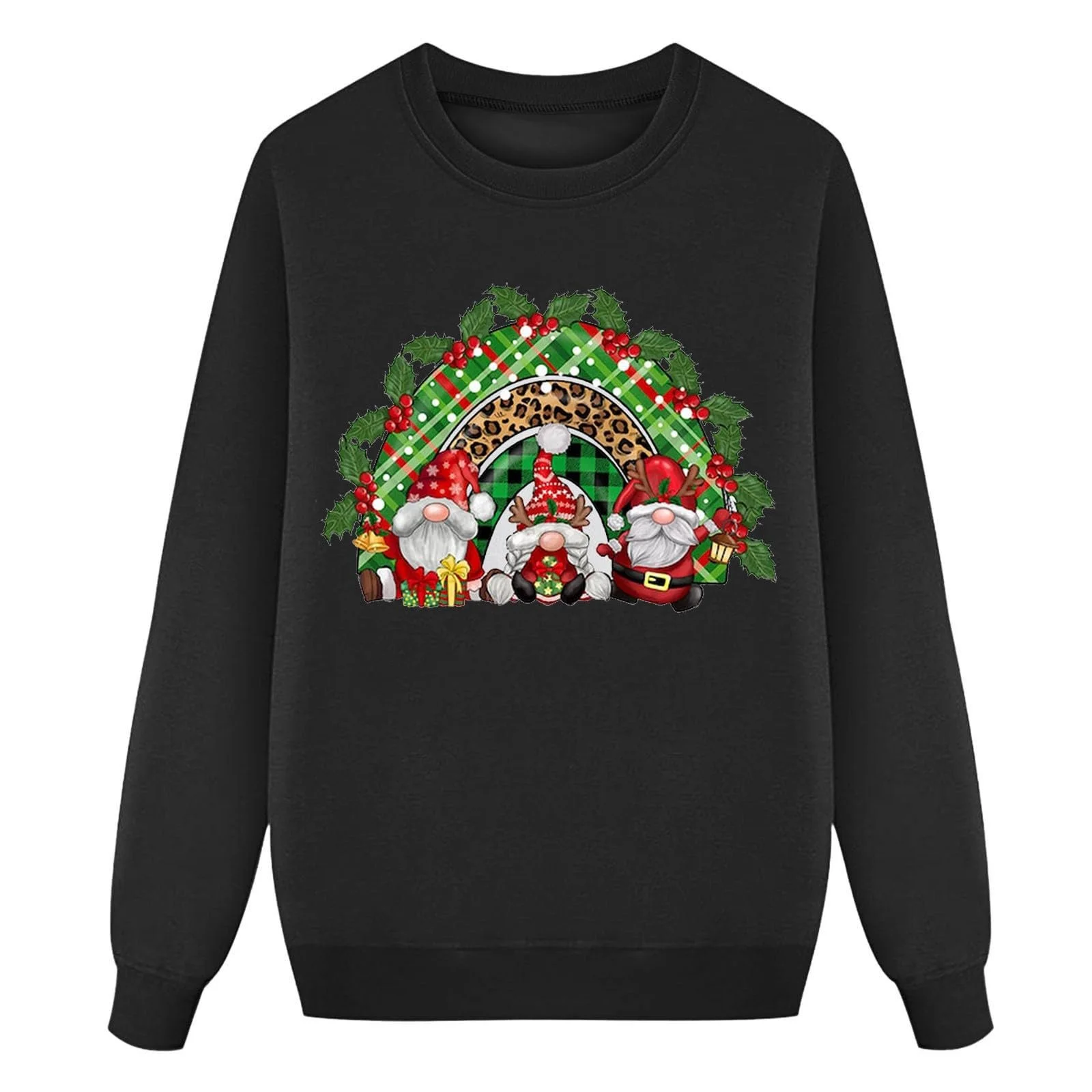 Рождественский свитер Eauptffy, семейный набор, рождественский свитер для пар, семейный свитер, рождественский свитер с круглым вырезом, унисекс, зимний свитер, рождественская футболка с принтом елки, фото №1 Рождественский свитер Eauptffy, семейный набор, рождественский свитер для пар, семейный свитер, рождественский свитер с круглым вырезом, унисекс, зимний свитер, рождественская футболка с принтом елки, фото №1