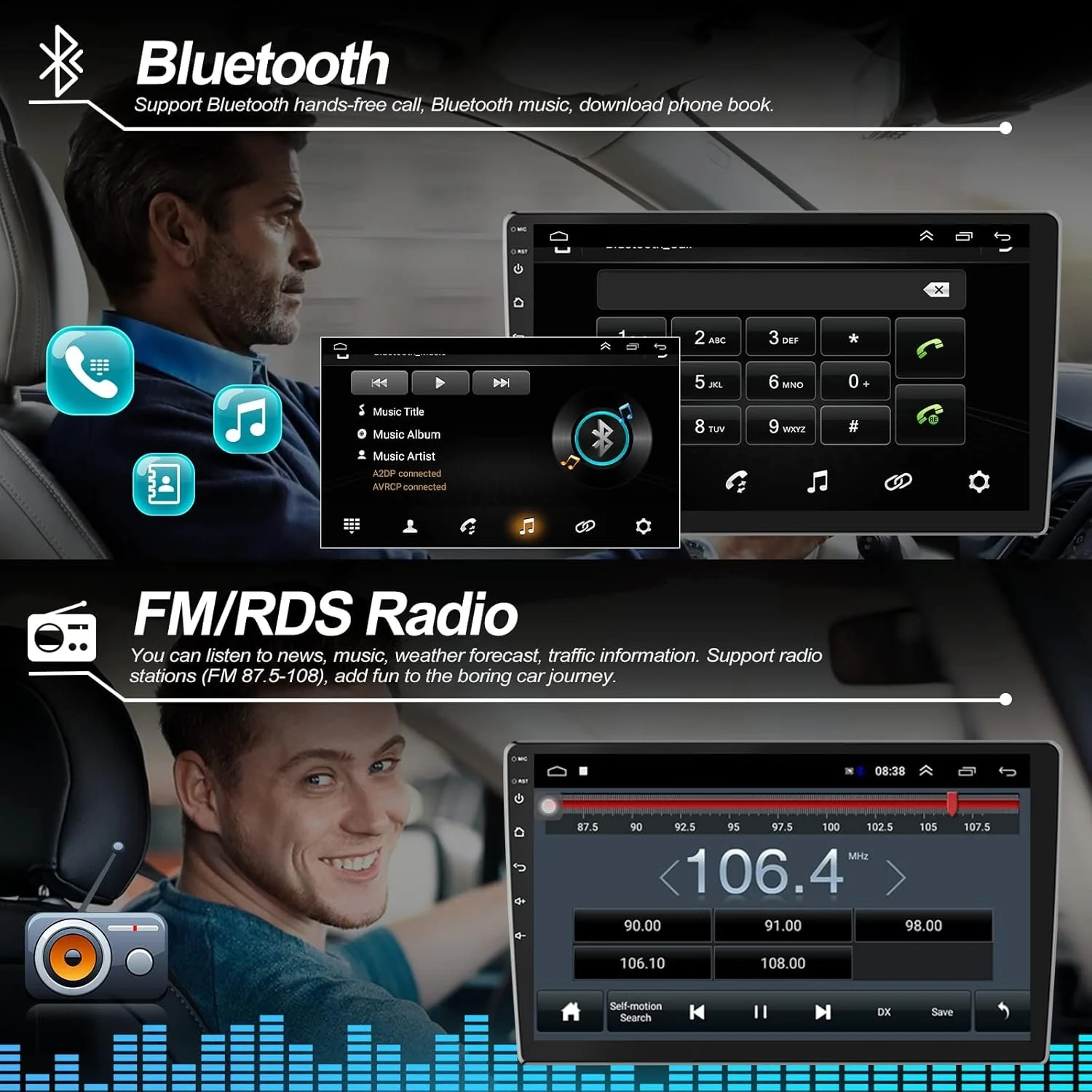 Штатная автомагнитола CAMECHO для Mercedes Benz W211 E-Class CLS-Class W219 (2005-2008) / 9" / Bluetooth / WI-FI / GPS / USB, фото №5