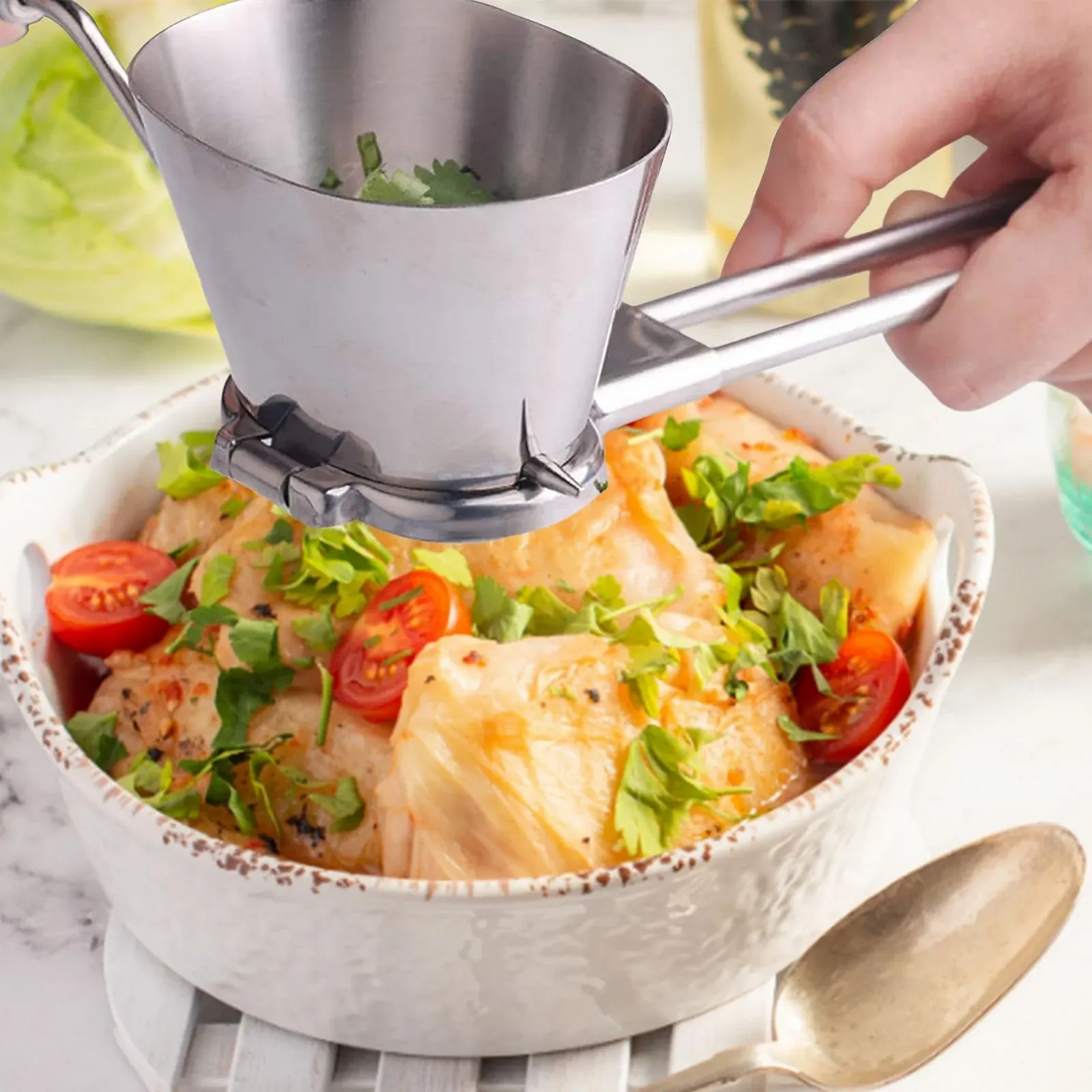 Терка Rostfreier Petersilienhacker Korianderhacker для измельчения петрушки, орехов, чеснока, трав, фото №3