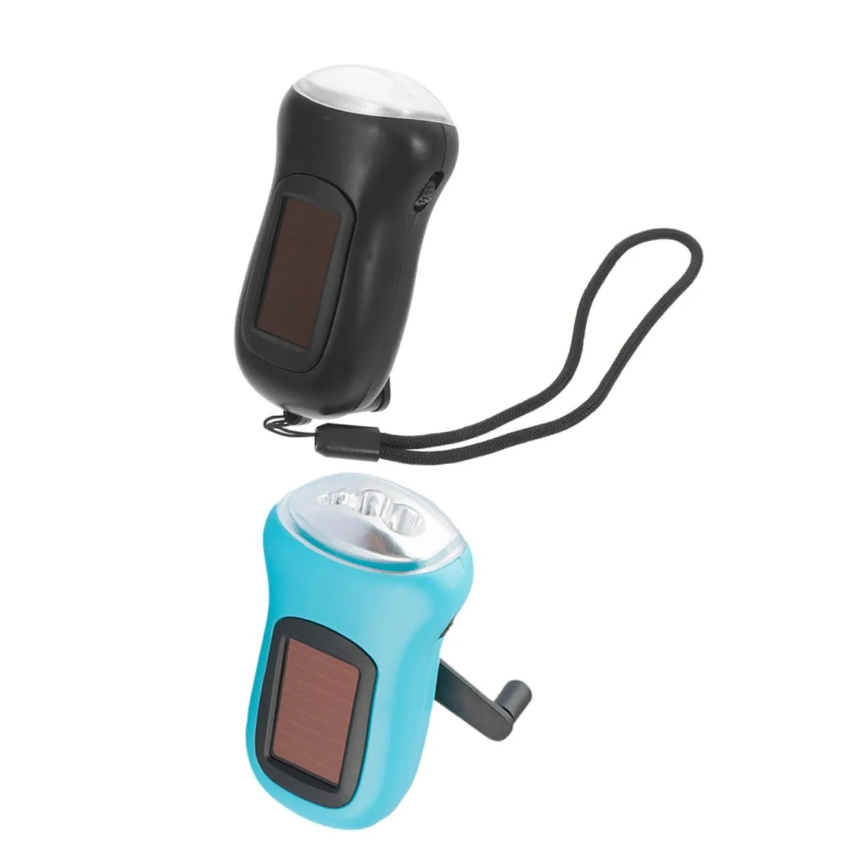 Ручной фонарик OSALADI, 2 шт, с солнечной подзарядкой, прочный, многофункциональный для кемпинга, походов, чрезвычайных ситуаций на открытом воздухе, фото №1 Ручной фонарик OSALADI, 2 шт, с солнечной подзарядкой, прочный, многофункциональный для кемпинга, походов, чрезвычайных ситуаций на открытом воздухе, фото №1