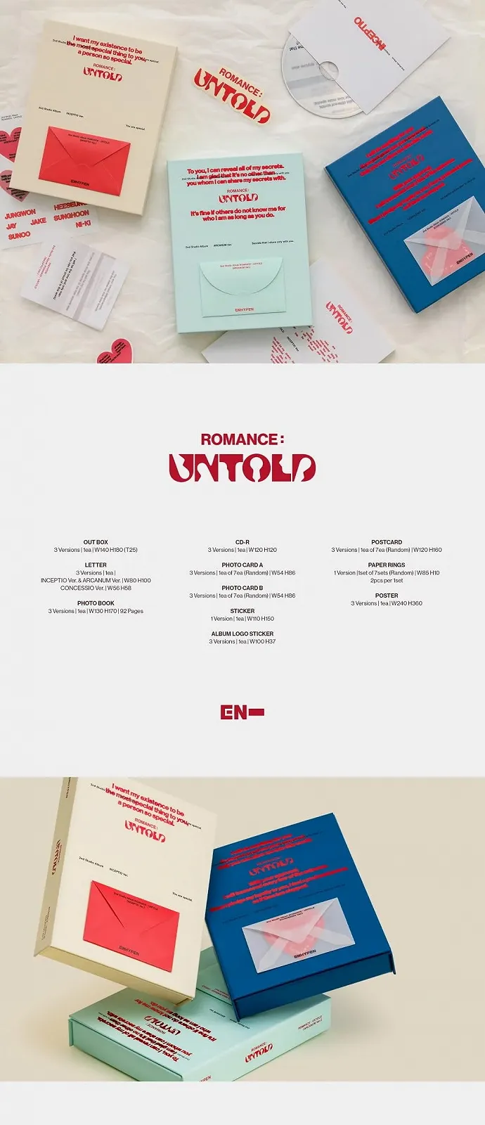 CD ENHYPEN Romance: Untold (Випадкова версія), фото №2