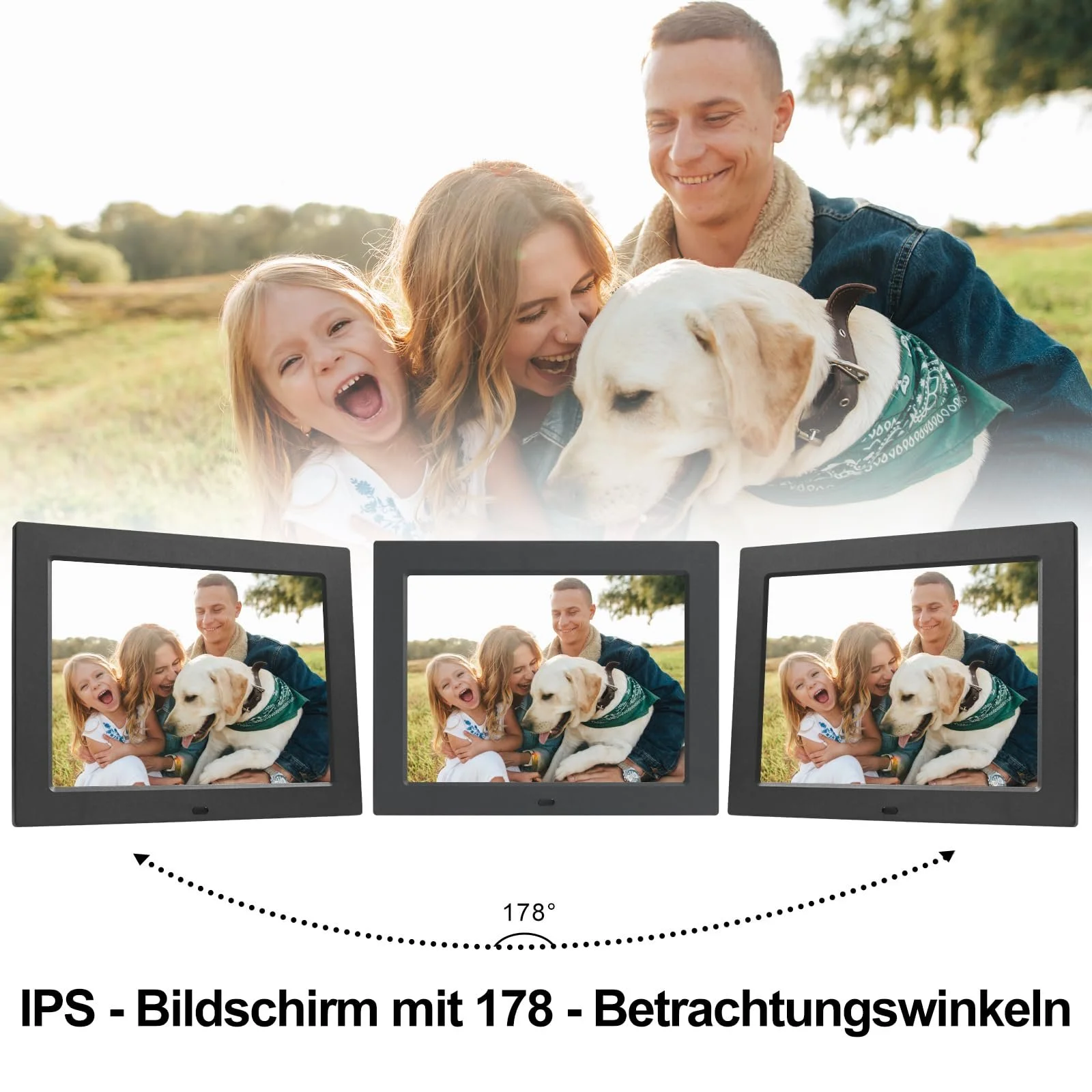 Цифровая фоторамка TSITSC 8.7 дюйма 1024 x 768 IPS Screen Remote Control USB SD Black, фото №7 Цифровая фоторамка TSITSC 8.7 дюйма 1024 x 768 IPS Screen Remote Control USB SD Black, фото №7