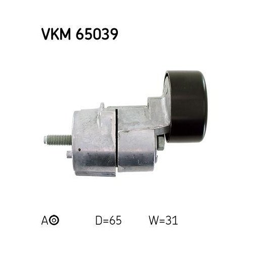 Натягувач поліклинового ременя SKF VKM 65039 для HYUNDAI KIA HYUNDAI (BEIJING), фото №3