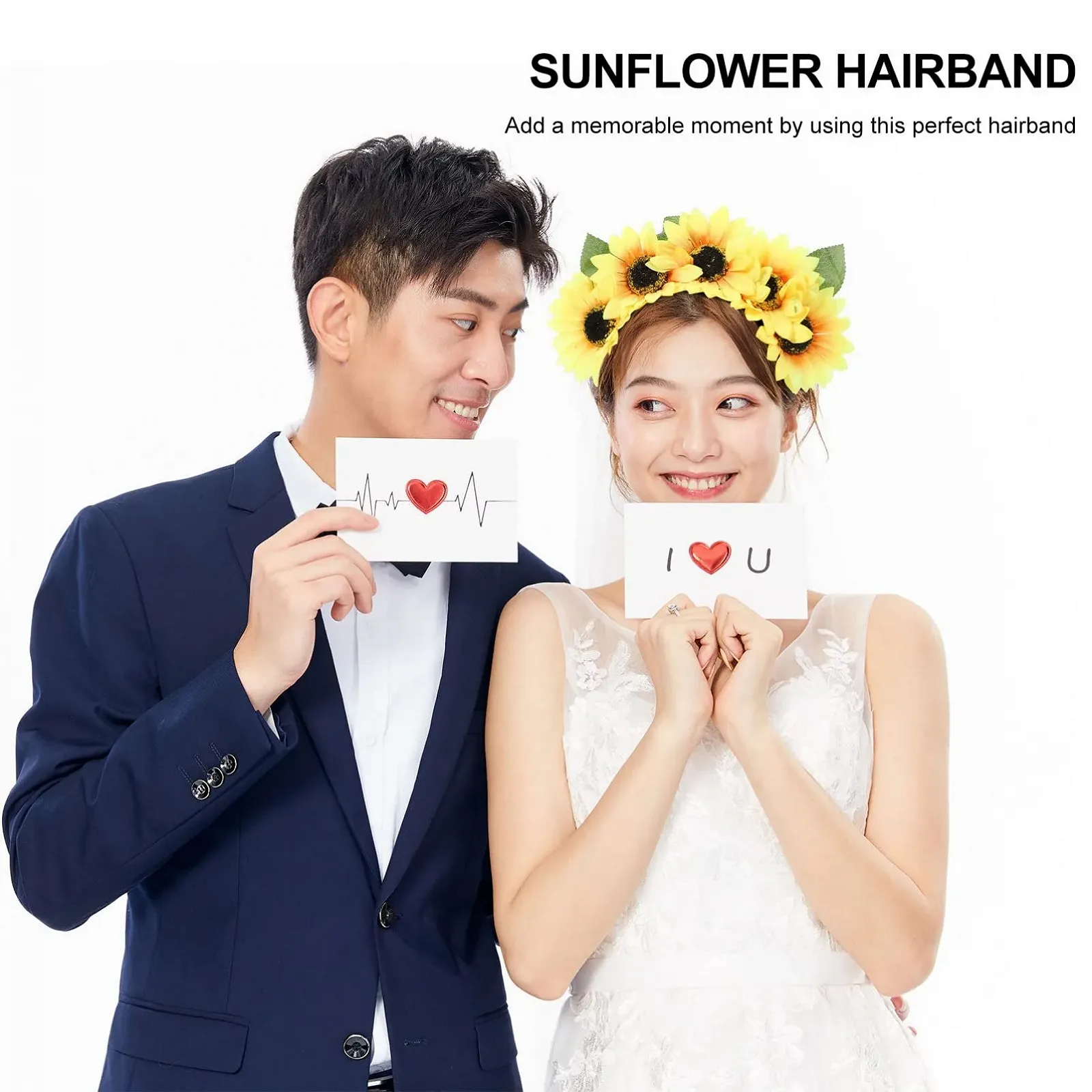 Обруч Квітка Соняшник Lurrose, фото №5