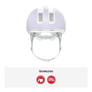 Шлем Urban ABUS HUD-Y с LED подсветкой и магнитной застежкой synthetic.ua - Фото 1