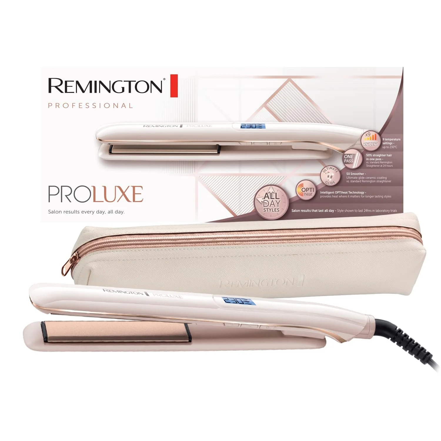 Конусная плойка Remington PROluxe CI91X1 25-38 мм OPTIheat, фото №1