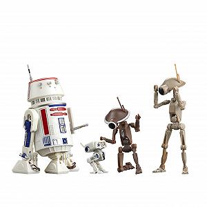 Екшн-фігурки Star Wars The Black Series R5-D4, BD-72 та Boxendroids The Mandalorian, набір з 4 штук, масштаб 15 см - Фото 1