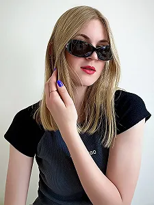 Сонцезахисні окуляри Жіночі Обгортаючі Поляризовані Myiaur Захист UV400 synthetic.ua - Фото 1