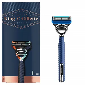 Бритва мужская King C. Gillette Shave & Edging с 1 лезвием Navy Blue - Фото 1