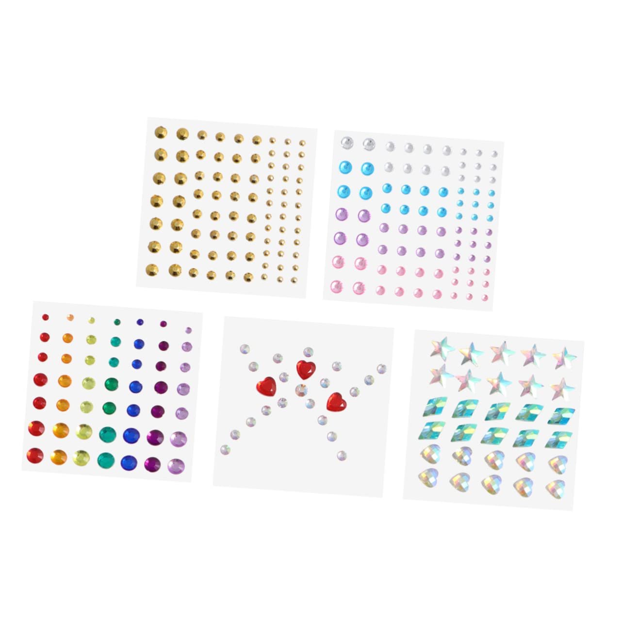 Стразы Beavorty Плоские для скрапбукинга, наклейки со стразами, драгоценности для глаз, наклейки для тела, самоклеящиеся бриллиантовые наклейки с блестками для лица, ювелирные наклейки для лица, акриловые 3D, фото №9