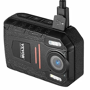 Нагрудный видеорегистратор Vevor T1 / 2К / 150° / 64ГБ встроенной памяти / Черный цена на synthetic.ua - Фото 1 Нагрудный видеорегистратор Vevor T1 / 2К / 150° / 64ГБ встроенной памяти / Черный synthetic.ua - Фото 1